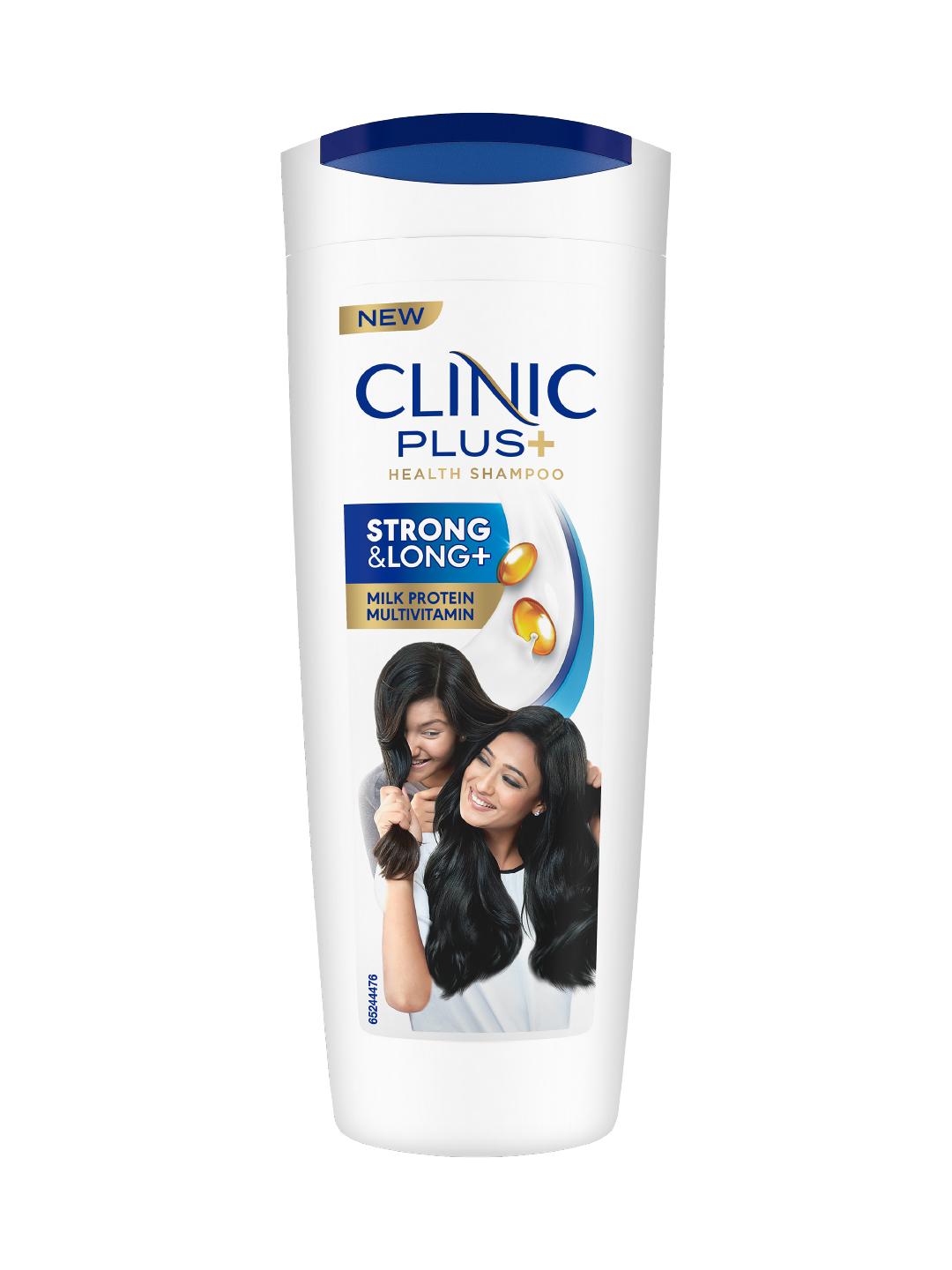Clinic Plus+ Health Shampoo Strong & Long+Milk Protein Multivitamin 